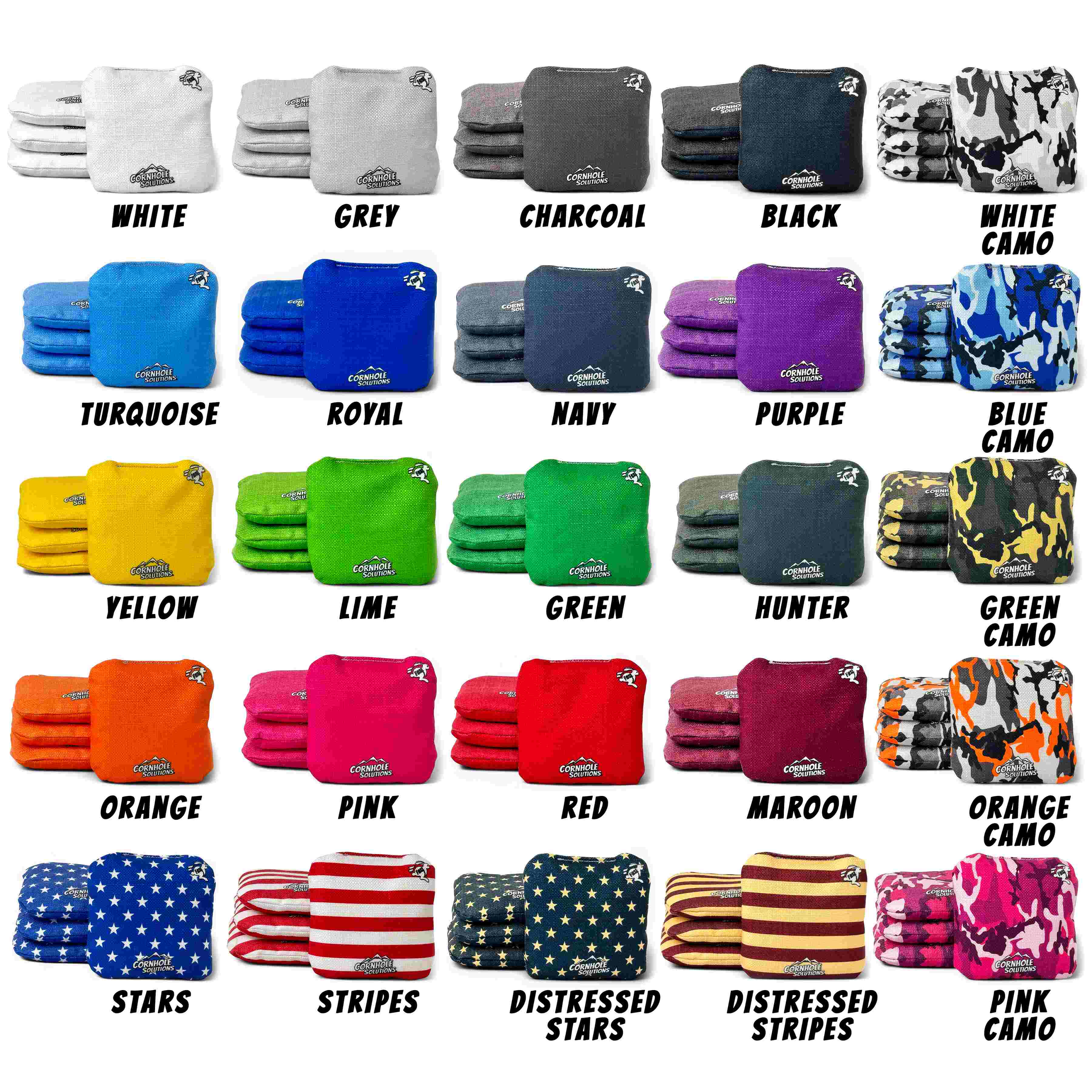 Pro Style REC Cornhole Bags – Regulation 6"x6" – Set of 4 by Cornhole Solutions, custom cornhole board detail photo 2