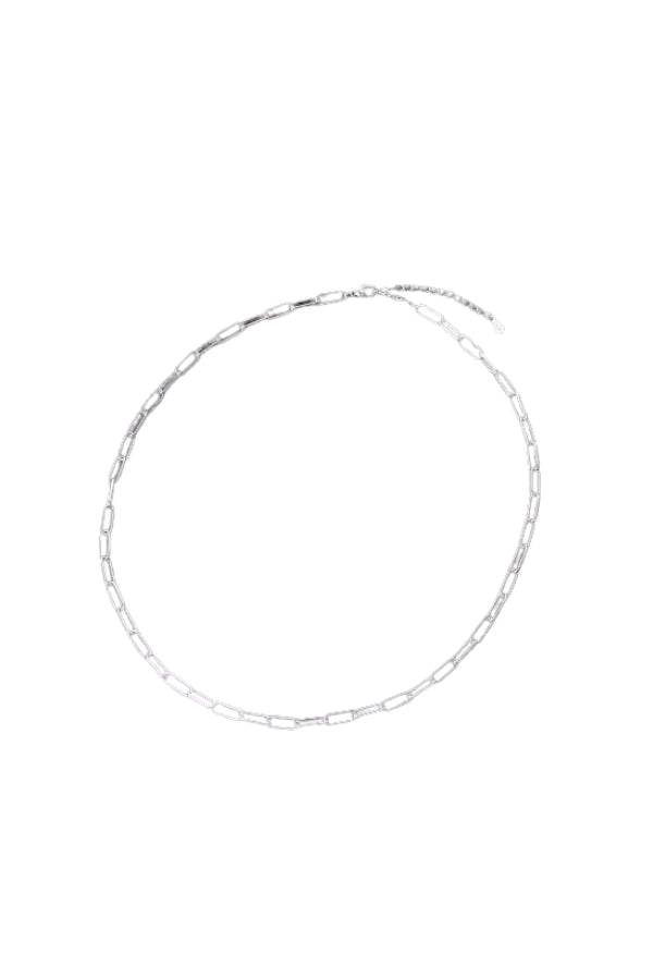 The Baker Necklace in Silver by The Tiny Tassel