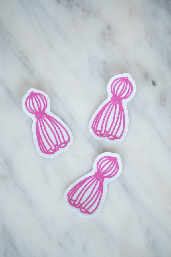 The Tassel Sticker by The Tiny Tassel