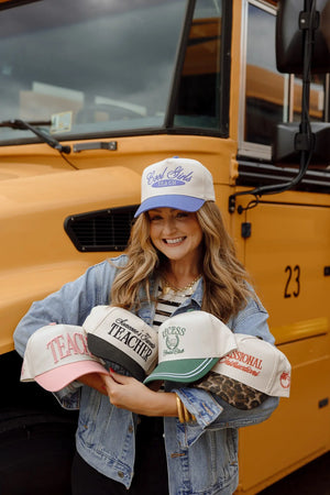 Professional Repeater of Instructions - Leopard Vintage Hat KenzKustomz