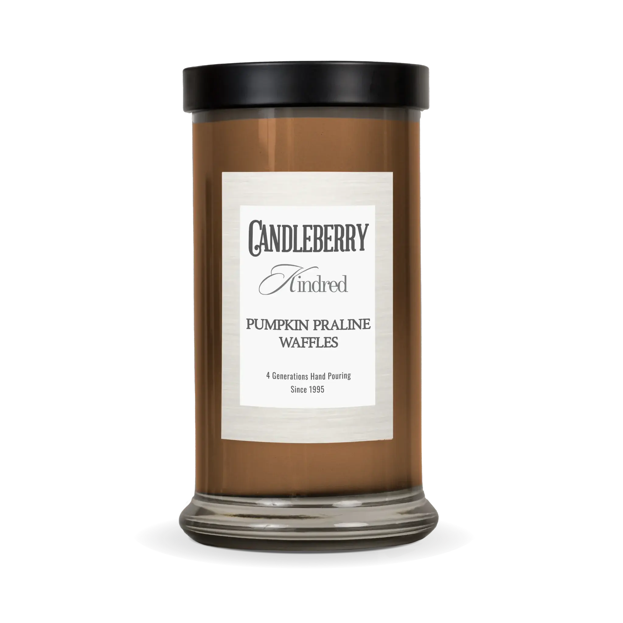 Pumpkin Praline Waffles™, Kindred, Large Jar Candle (Collective) by The Candleberry® Candle Company, scented candle main product photo