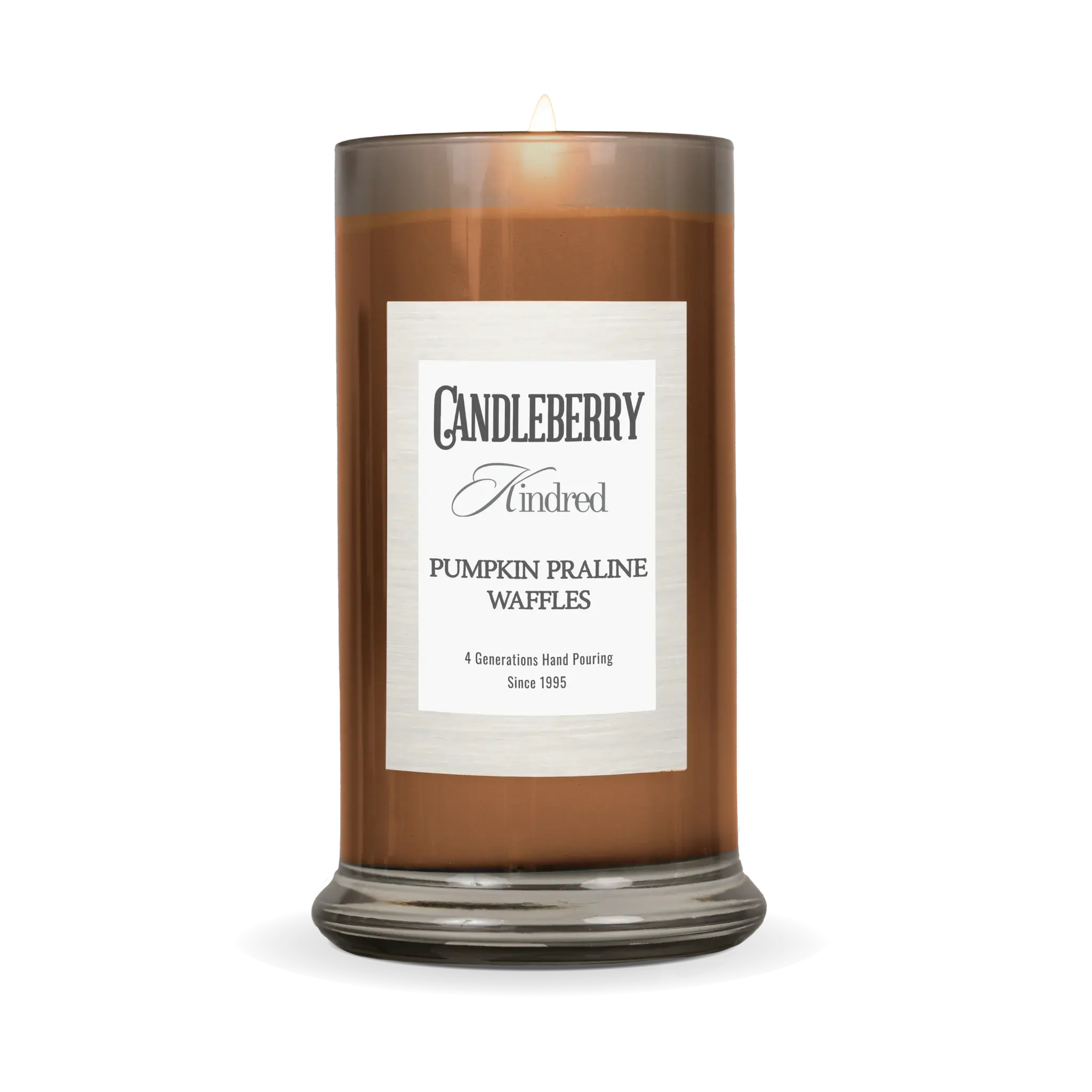 Pumpkin Praline Waffles™, Kindred, Large Jar Candle (Collective) by The Candleberry® Candle Company, scented candle detail photo 2