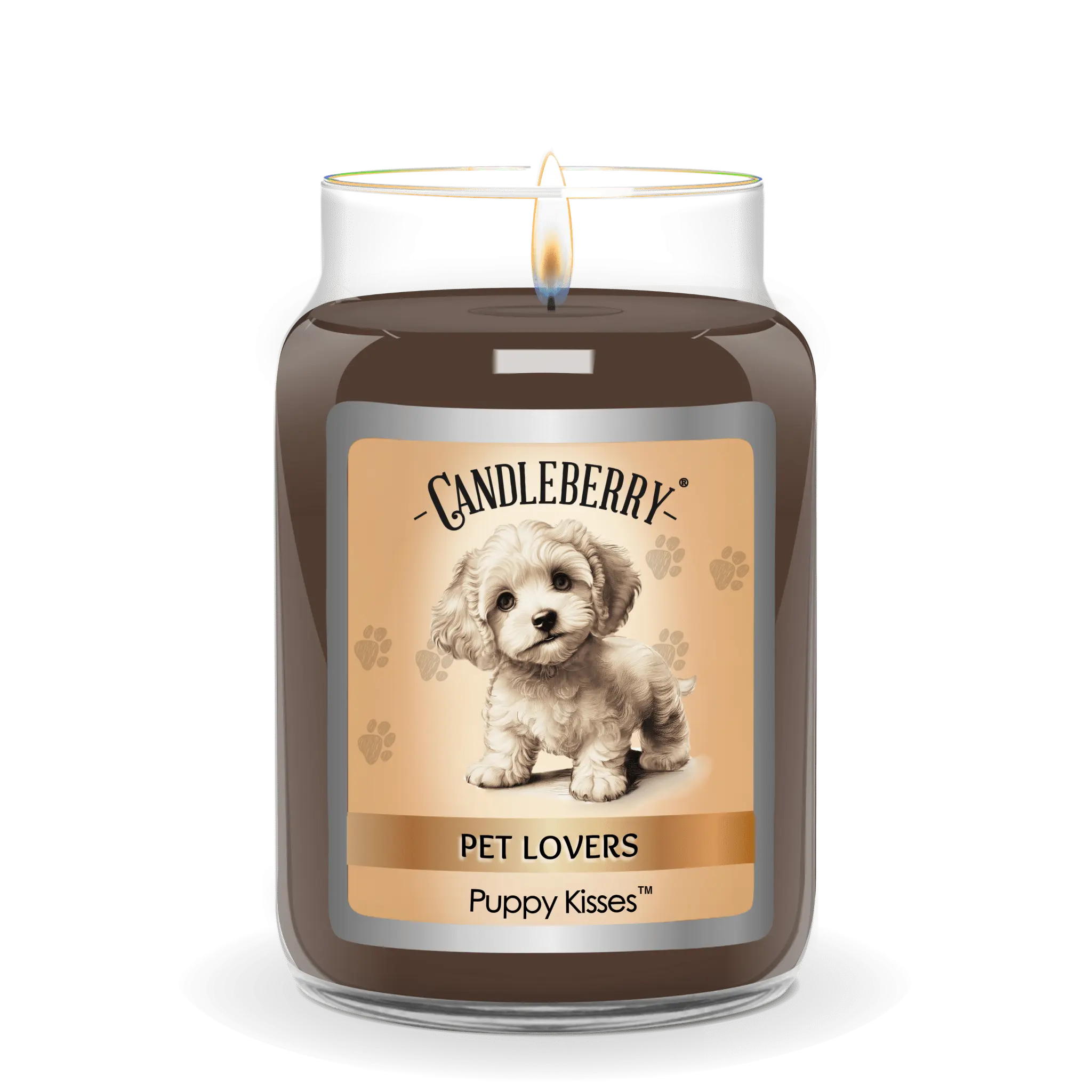 Puppy Kisses™ - Large Jar Candle (Collective) by The Candleberry® Candle Company, scented candle detail photo 2