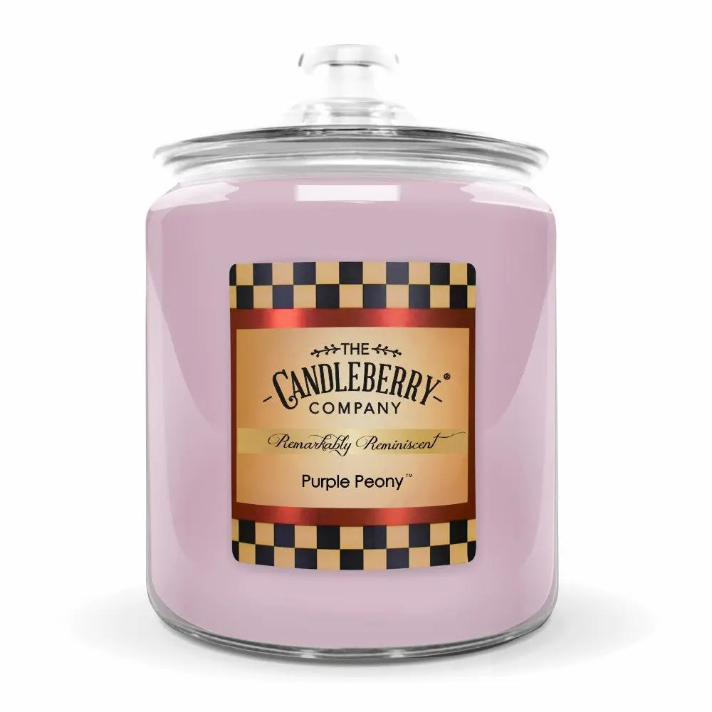 Purple Peony™, 4 - Wick, Cookie Jar Candle (Collective) by The Candleberry® Candle Company, scented candle main product photo