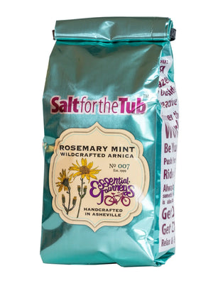ROSEMARY MINT & ARNICA BATH SALTS 16 oz. OR 32 oz. Essential Journeys