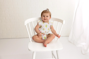 Reach for the Sky Organic Muslin Bubble Romper Nola Tawk