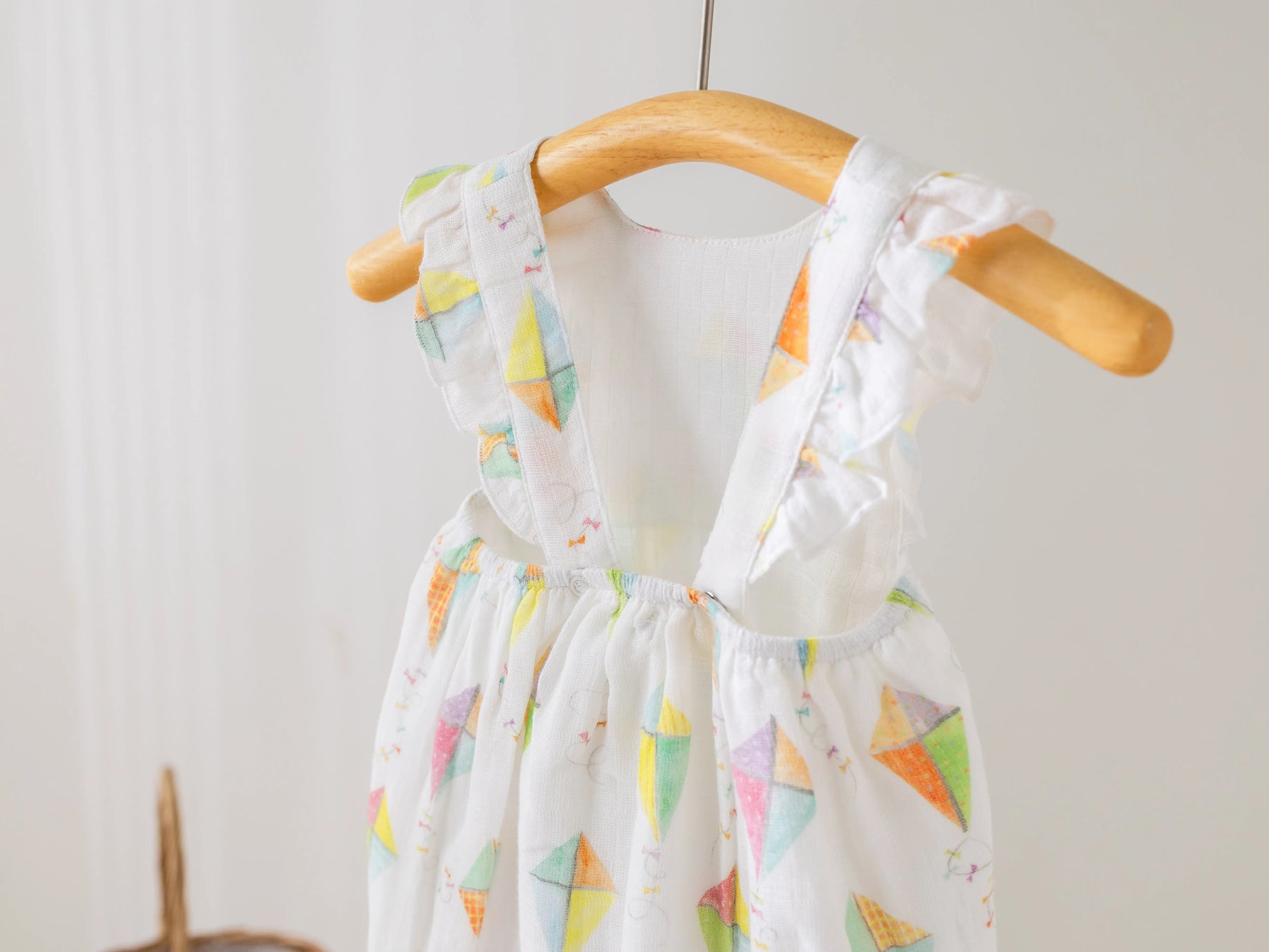 Reach for the Sky Organic Muslin Bubble Romper Nola Tawk