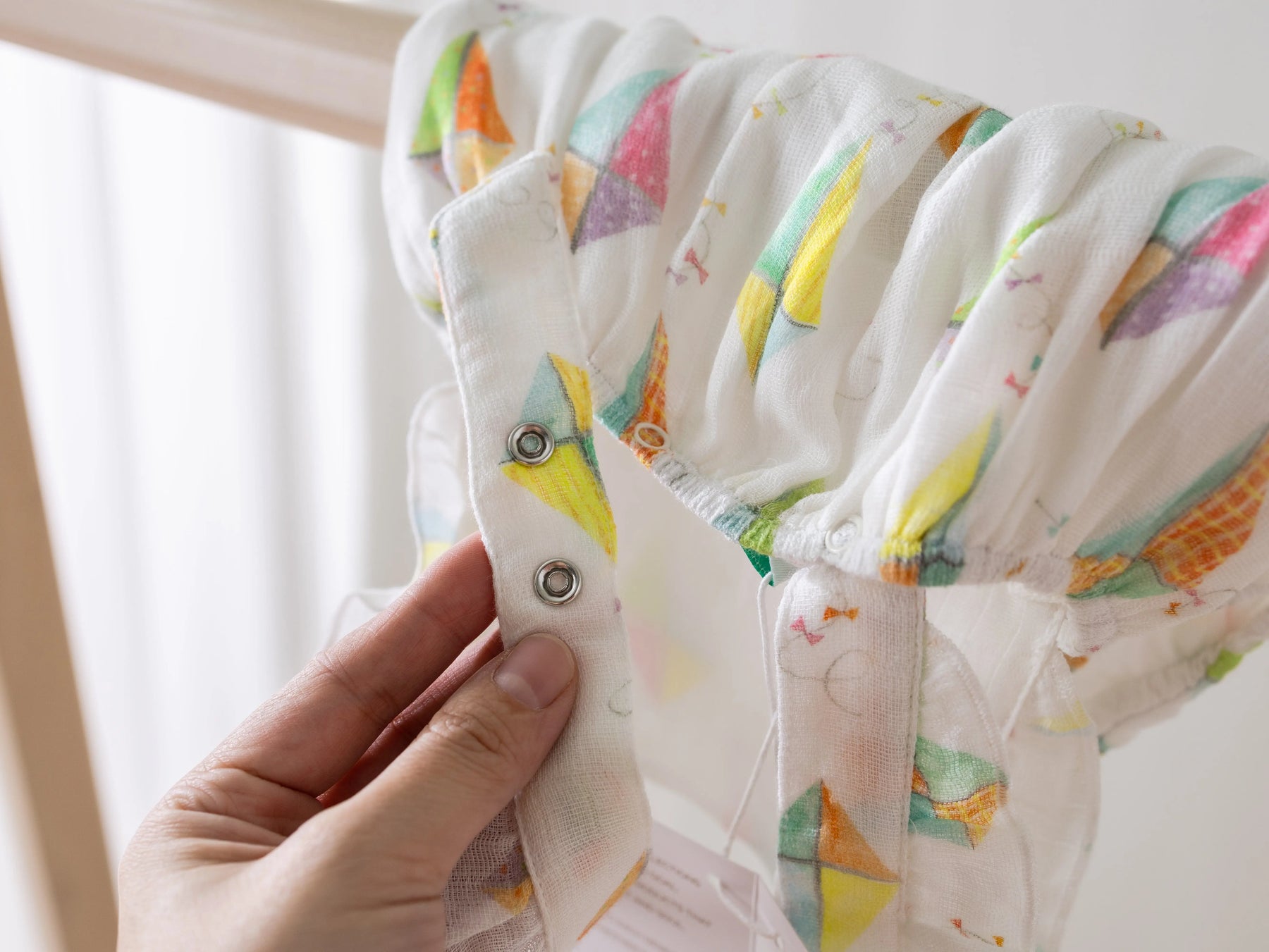 Reach for the Sky Organic Muslin Bubble Romper Nola Tawk
