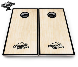 Red/Black Hole Ring Cornhole Boards - Pro Solution Elite Series Cornhole Solutions