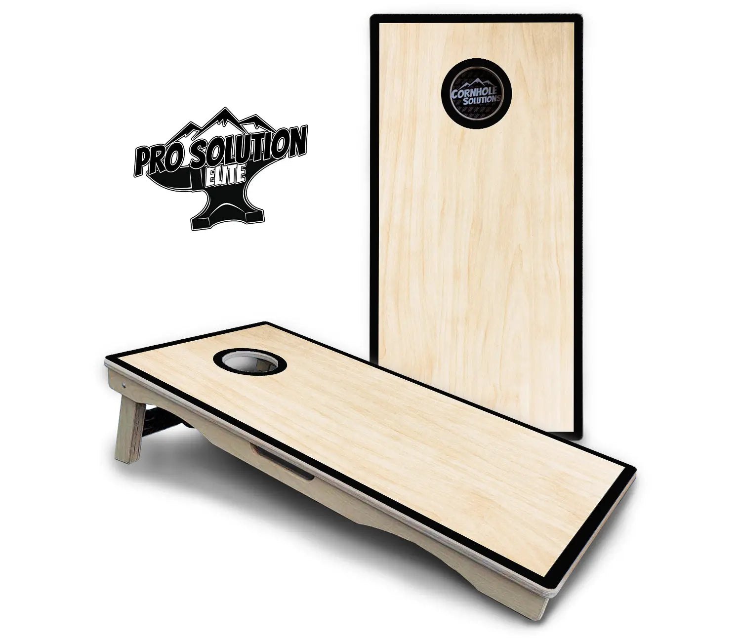 Red/Black Hole Ring Cornhole Boards - Pro Solution Elite Series Cornhole Solutions