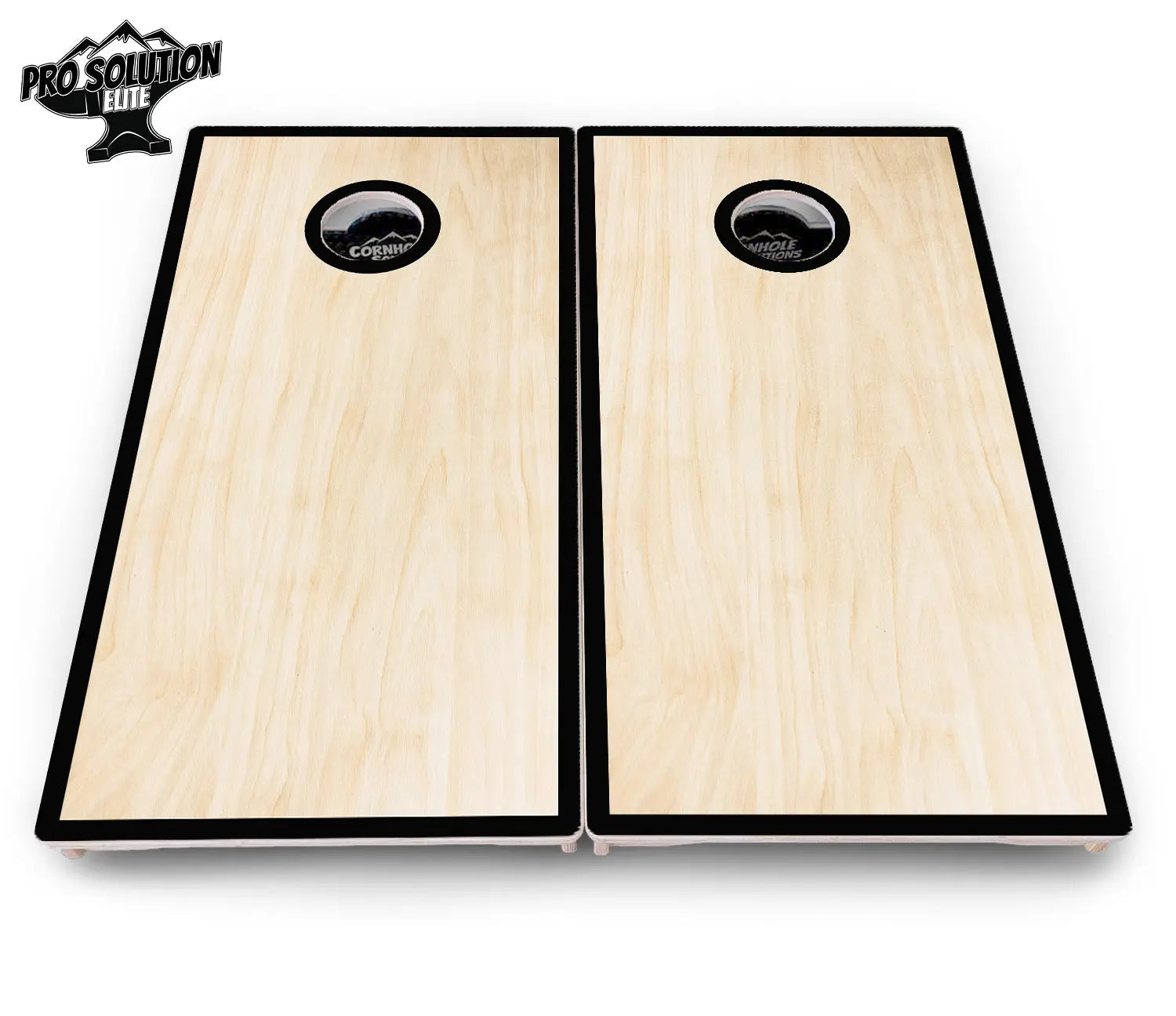 Red/Black Hole Ring Cornhole Boards - Pro Solution Elite Series Cornhole Solutions