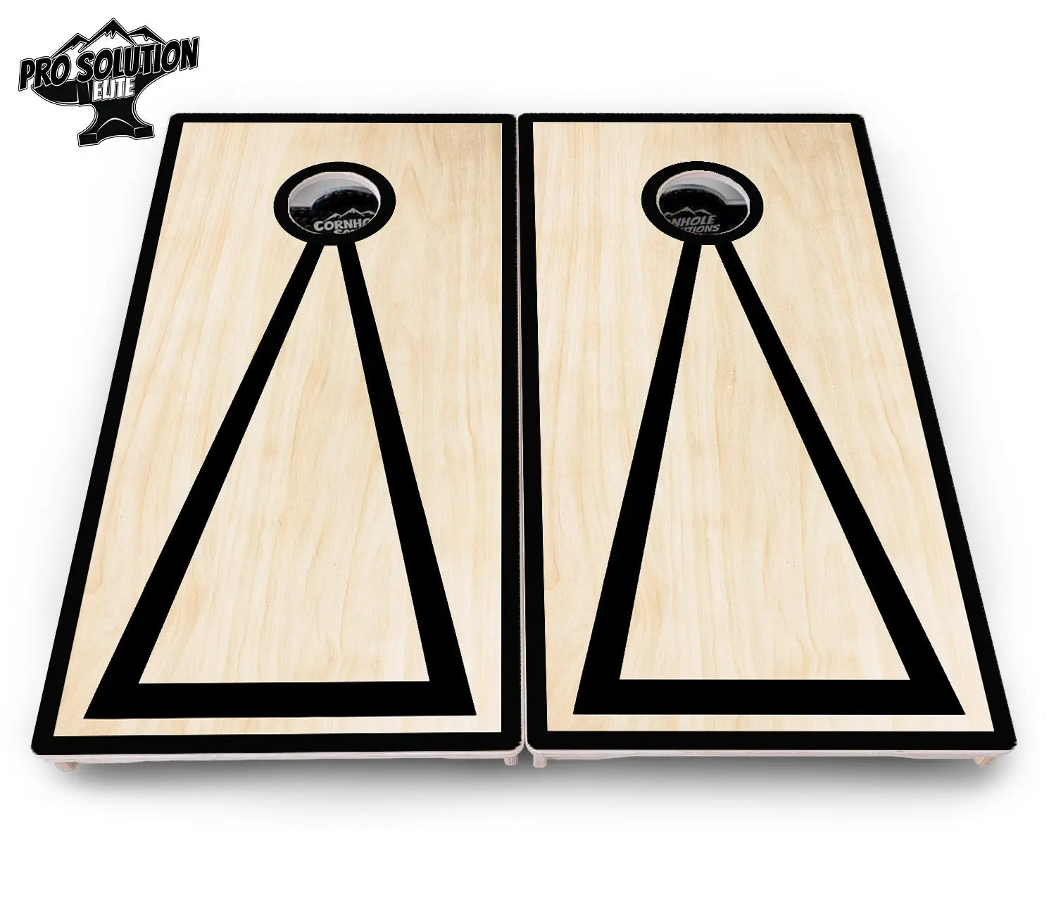 Red/Black Hole Ring Cornhole Boards - Pro Solution Elite Series Cornhole Solutions