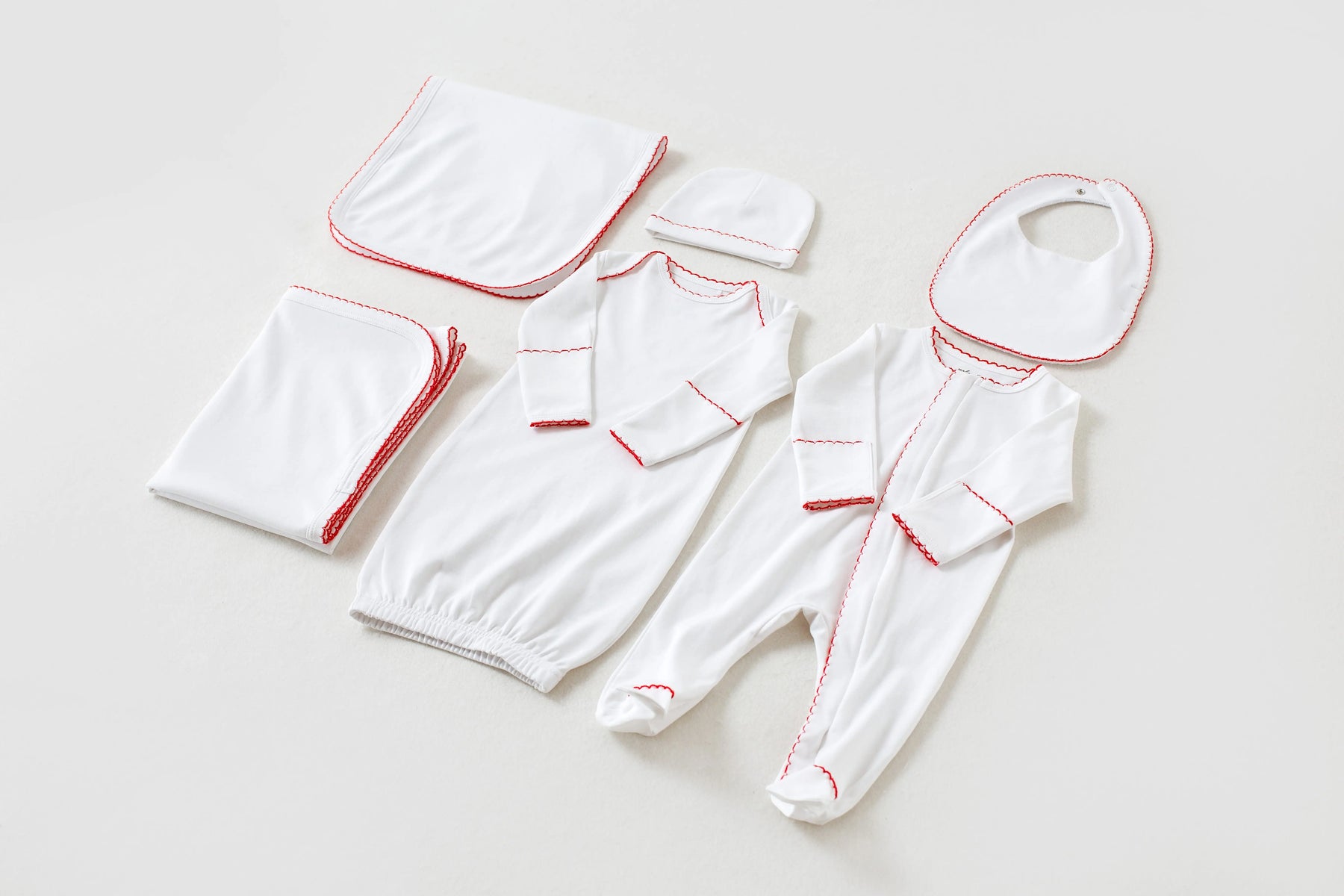 Red Newborn Take Me Home Set by Nola Tawk, children's boutique clothing main product photo