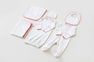 Red Newborn Take Me Home Set by Nola Tawk, children's boutique clothing main product photo