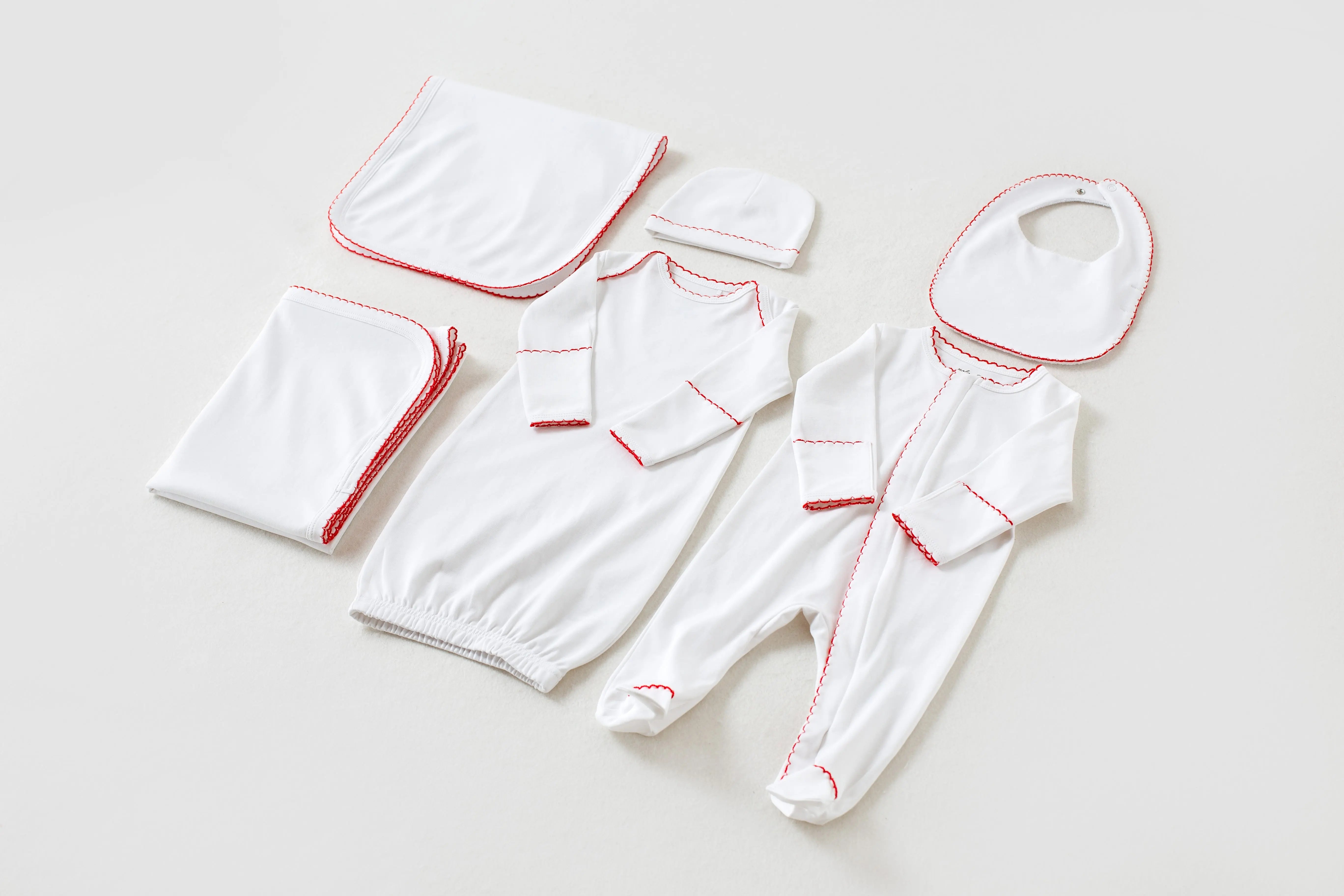 Red Newborn Take Me Home Set by Nola Tawk, children's boutique clothing main product photo