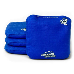 Red/Royal Blue - Pro Style REC Cornhole Bags – Regulation 6"x6" – Full Set of 8 Cornhole Solutions