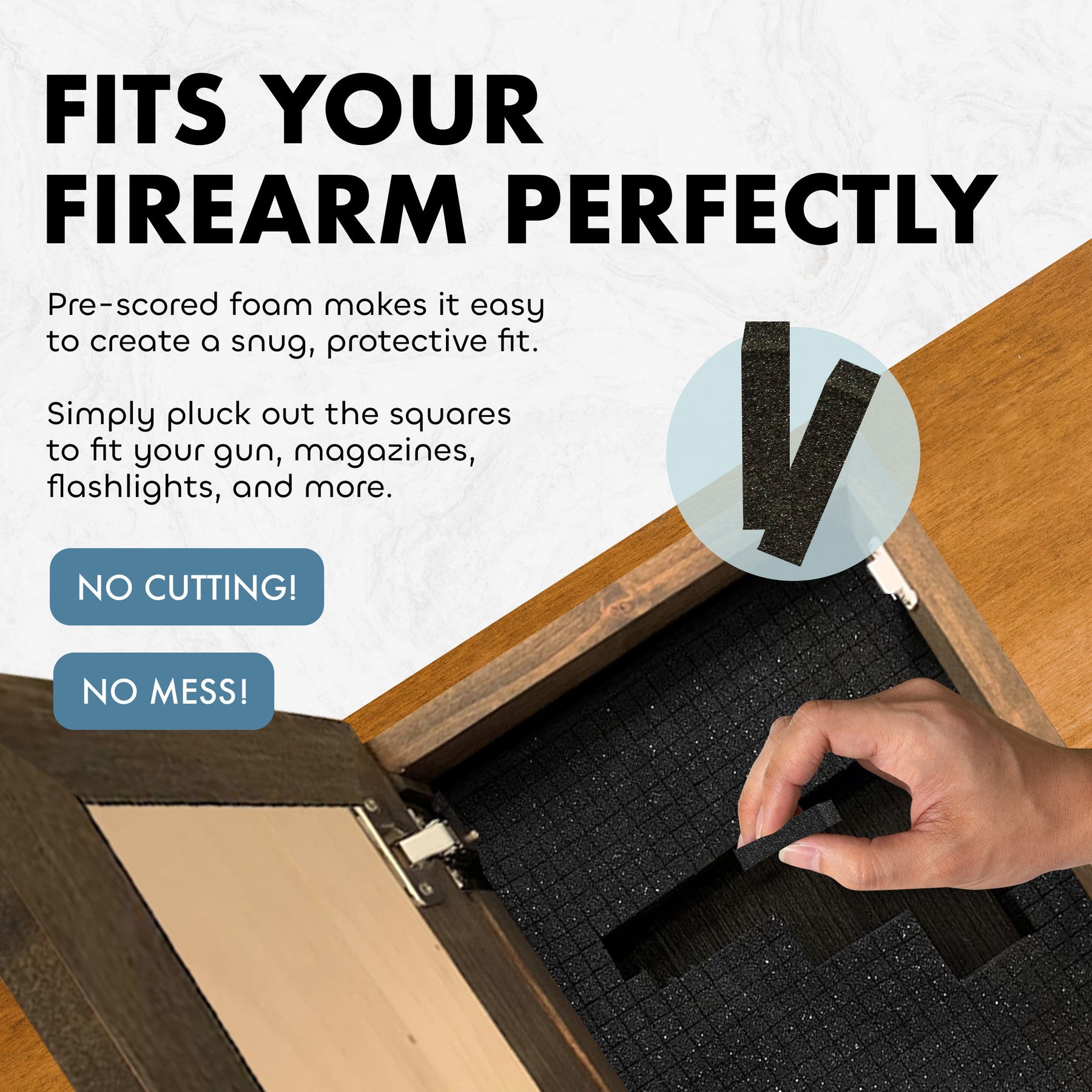 Red Cardinal Bird Gun Concealment Furniture - Handcrafted Hidden Gun Storage Wall Decor - Hidden Gun Shelf with Magnetic Lock for Quick Access