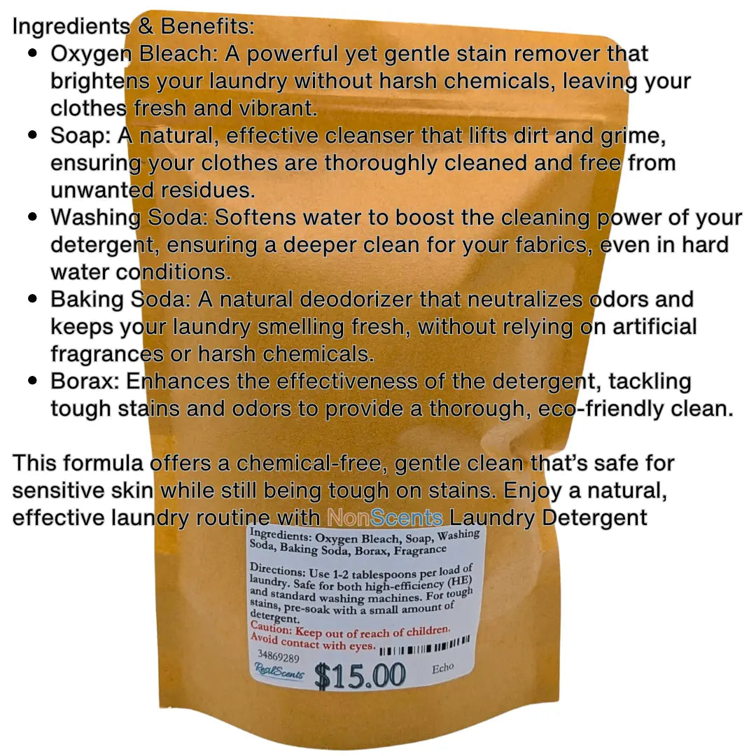 Echo™ Laundry Detergent | Bold Clean Confidence – ResilScents™ by ResilScents, scented candle detail photo 3