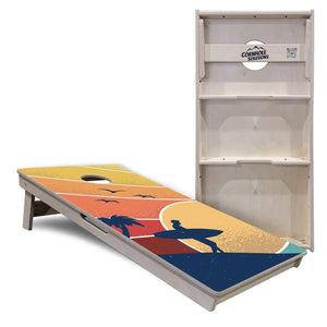 Retro Beach Cornhole Boards - Professional Tournament Series Cornhole Solutions