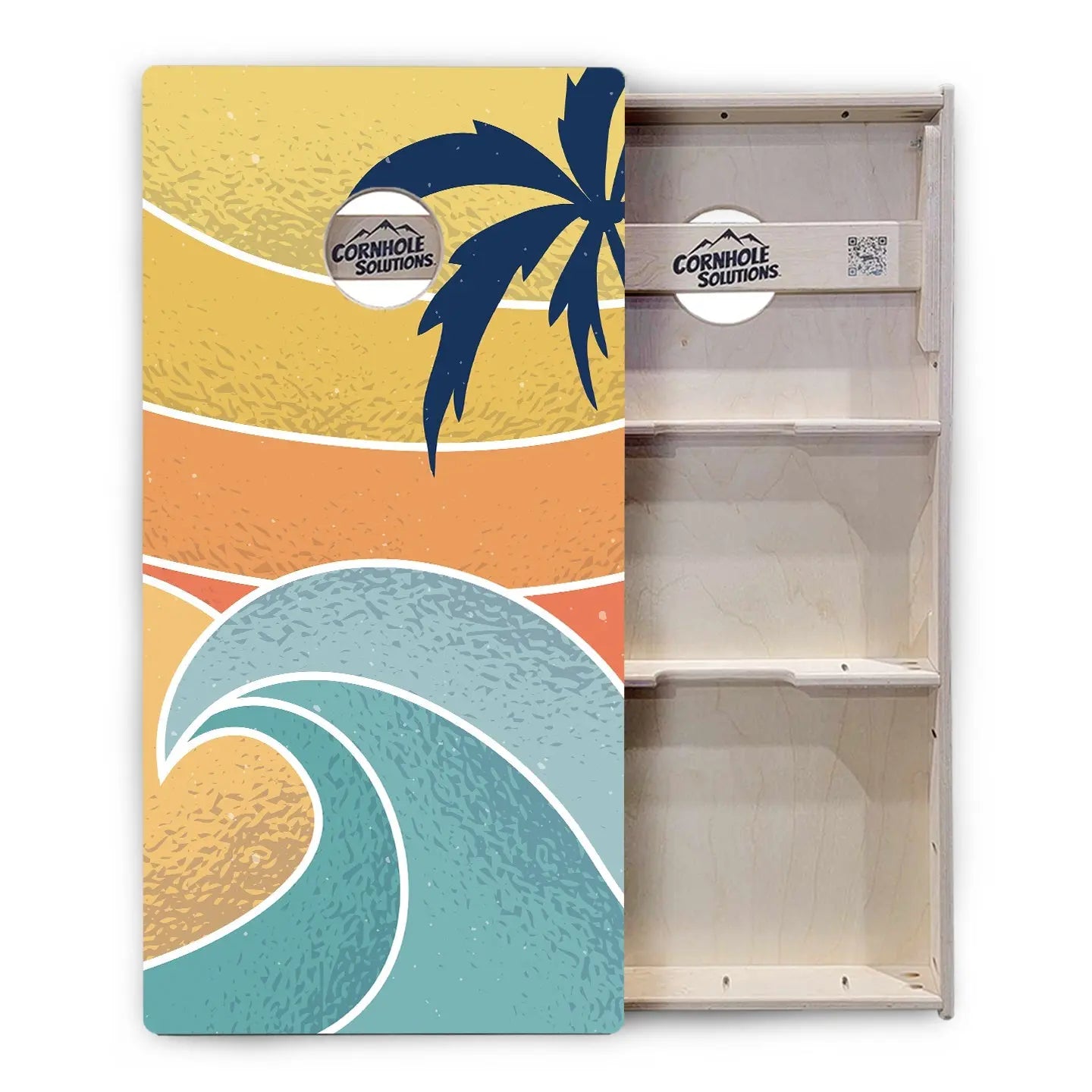 Retro Beach Cornhole Boards - Professional Tournament Series Cornhole Solutions