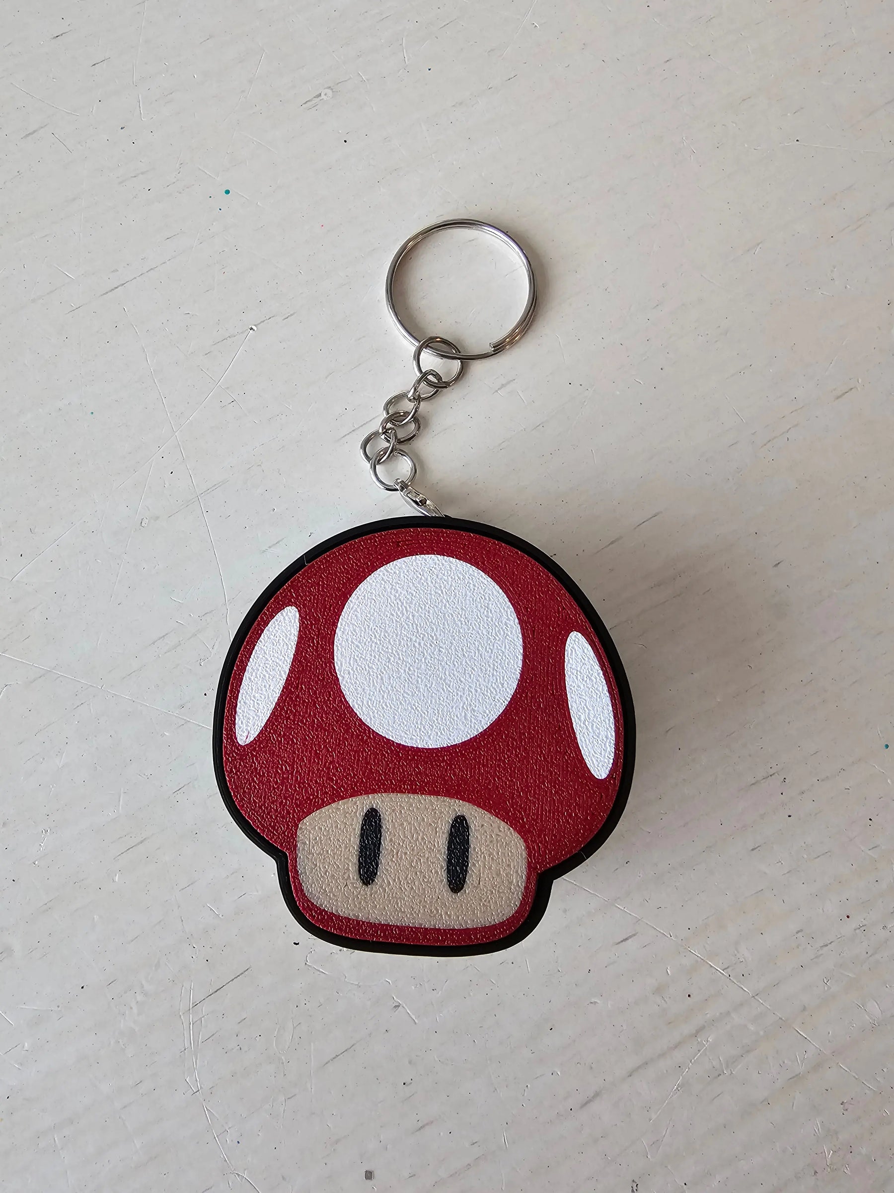 Retro Mushroom Fidget Clicker Keychain The Tween Space