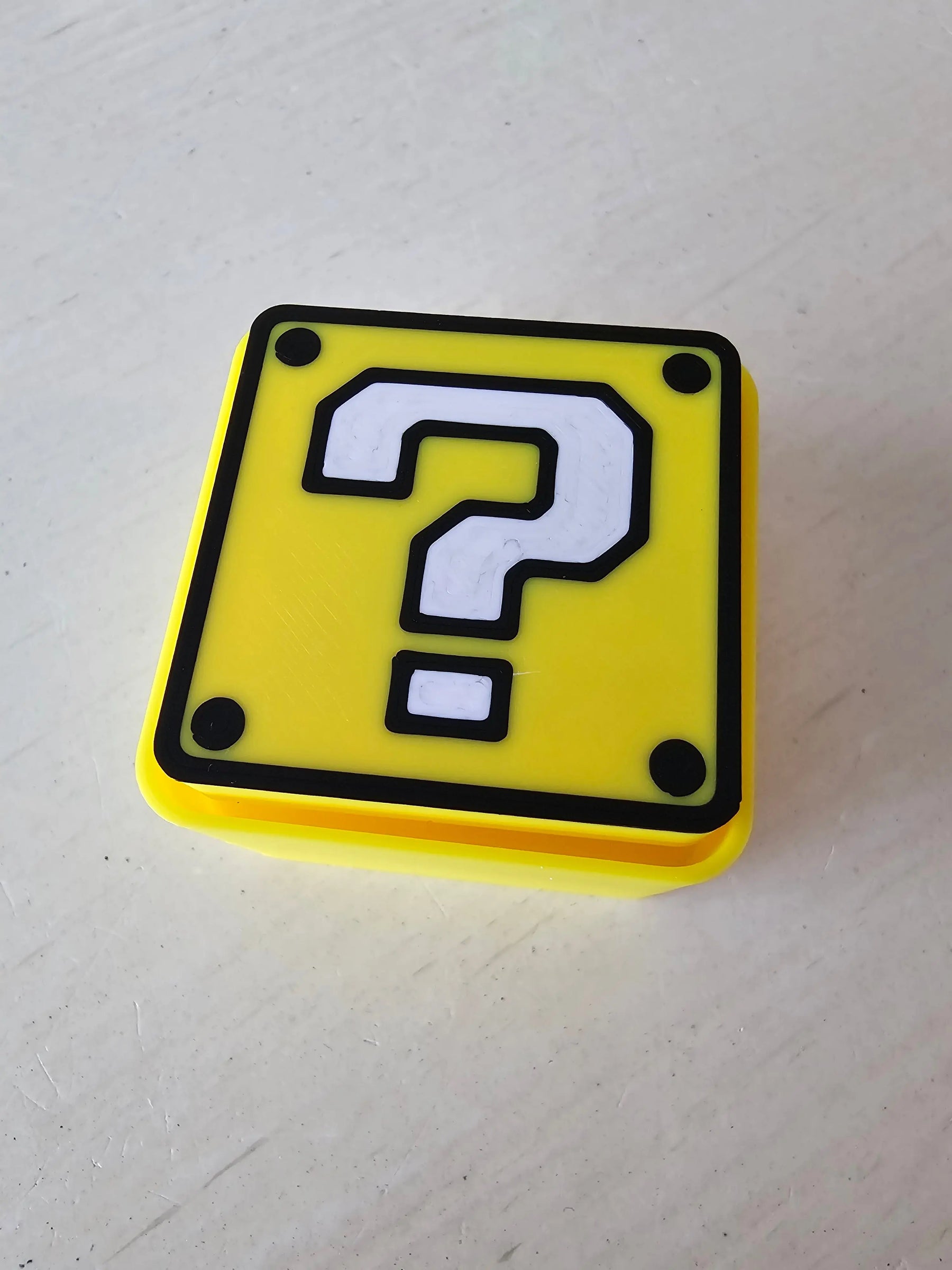 Retro Mystery Block Fidget Clicker Keychain The Tween Space