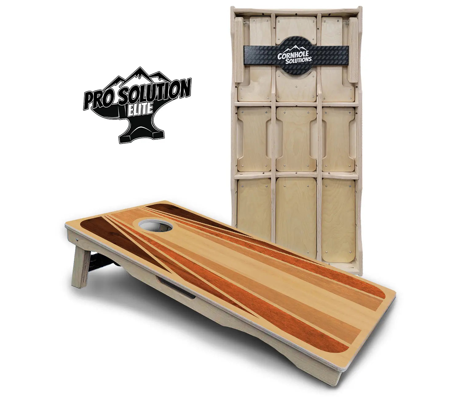 Retro Wood Cornhole Boards - Pro Solution Elite Series Cornhole Solutions