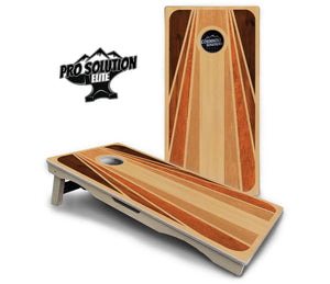 Retro Wood Cornhole Boards - Pro Solution Elite Series Cornhole Solutions