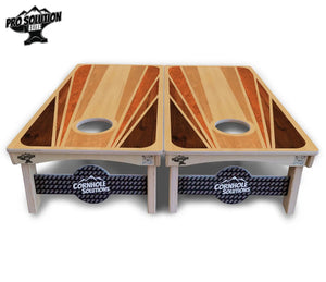 Retro Wood Cornhole Boards - Pro Solution Elite Series Cornhole Solutions