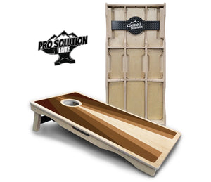 Retro Wood Triangle Cornhole Boards - Pro Solution Elite Series Cornhole Solutions