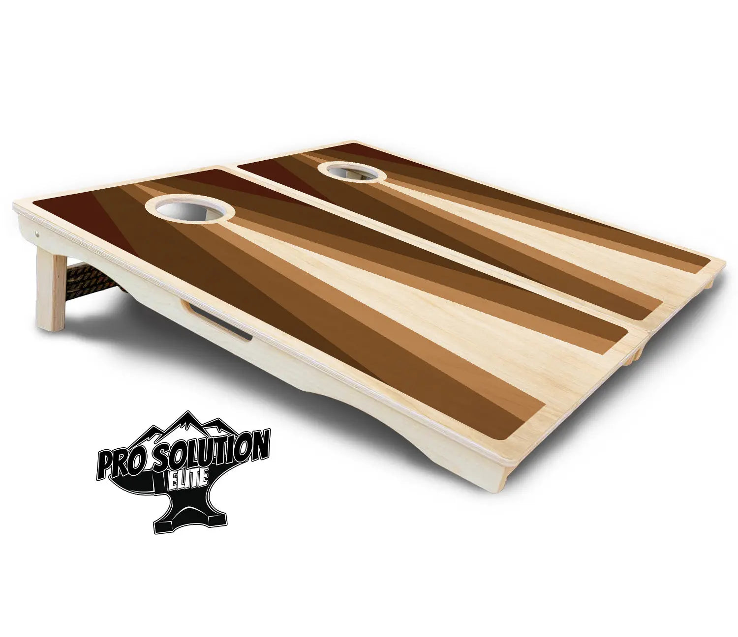 Retro Wood Triangle Cornhole Boards - Pro Solution Elite Series Cornhole Solutions