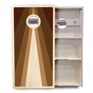 Retro Wood Triangle Cornhole Boards - Professional Tournament Series Cornhole Solutions