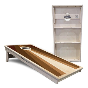 Retro Wood Triangle Cornhole Boards - Professional Tournament Series Cornhole Solutions