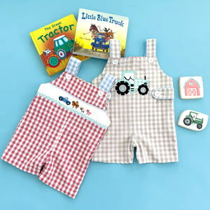 Reversible Tractor / Little Blue Farm Truck Jon Jon Seven Lantern Lane
