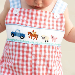 Reversible Tractor / Little Blue Farm Truck Jon Jon Seven Lantern Lane