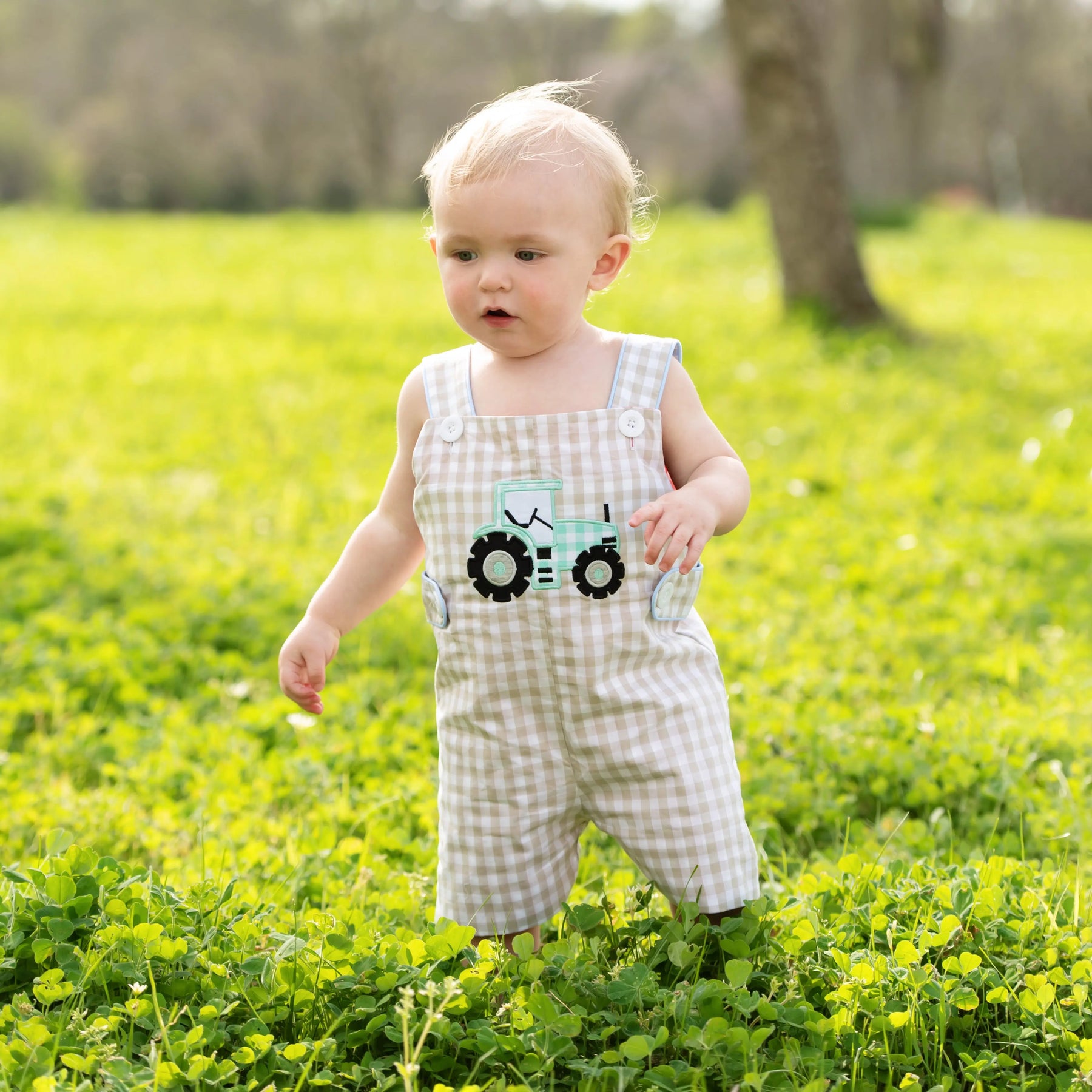 Reversible Tractor / Little Blue Farm Truck Jon Jon Seven Lantern Lane