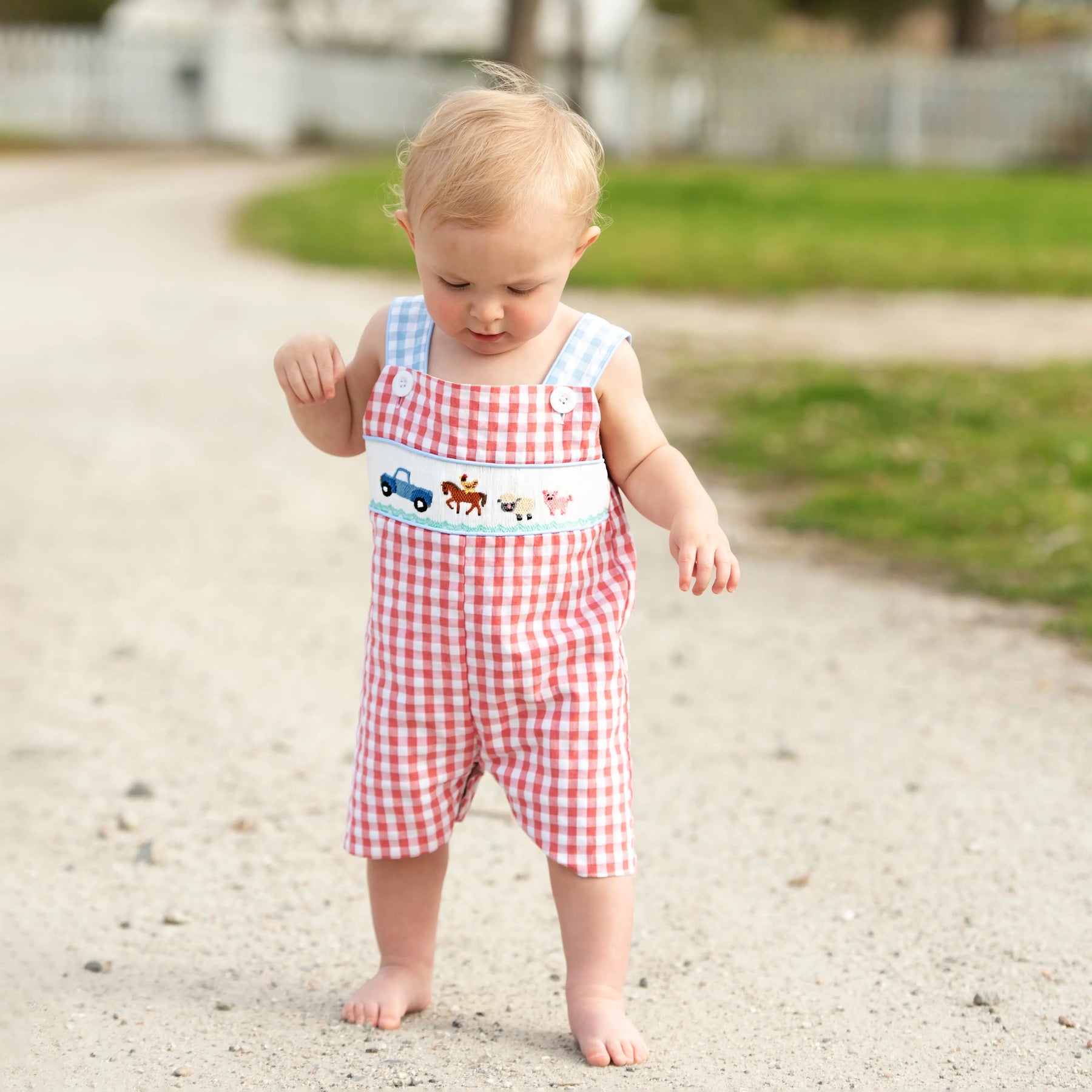 Reversible Tractor / Little Blue Farm Truck Jon Jon Seven Lantern Lane