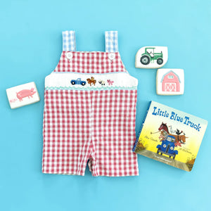 Reversible Tractor / Little Blue Farm Truck Jon Jon Seven Lantern Lane