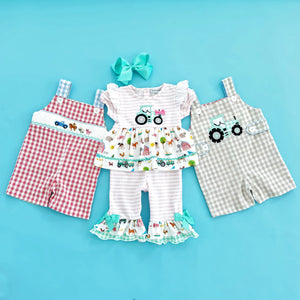 Reversible Tractor / Little Blue Farm Truck Jon Jon Seven Lantern Lane