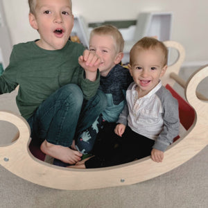 Climbing Arch by Bunny Hopkins, handcrafted wooden activity toy product and lifestyle photo 11