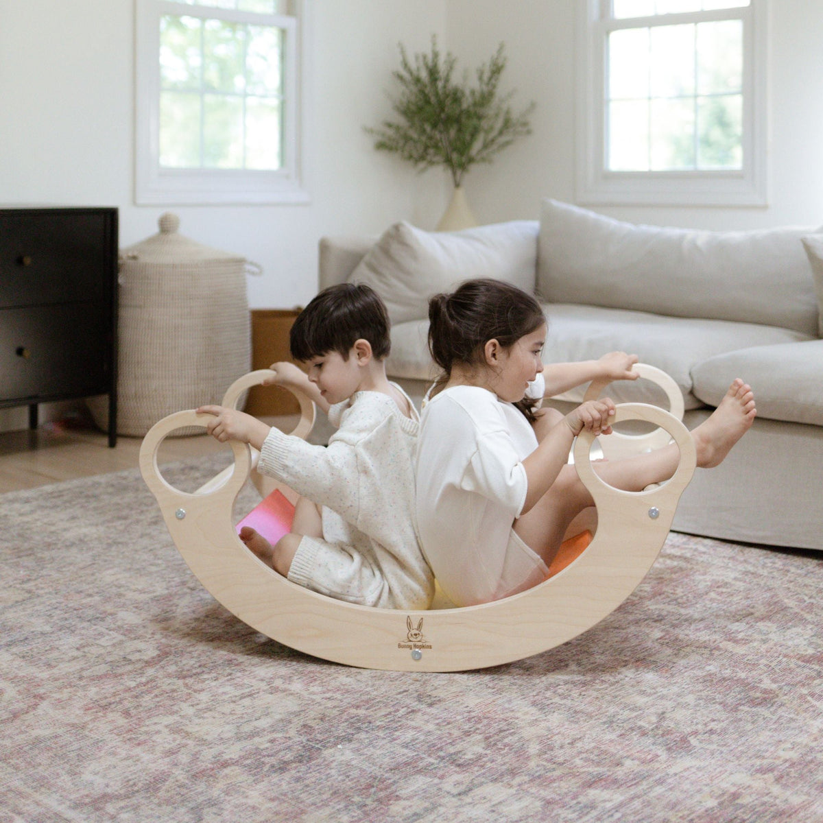 Climbing Arch by Bunny Hopkins, handcrafted wooden activity toy product and lifestyle photo 14