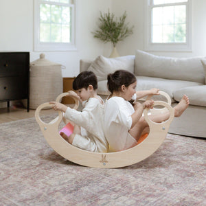 Climbing Arch by Bunny Hopkins, handcrafted wooden activity toy product and lifestyle photo 14