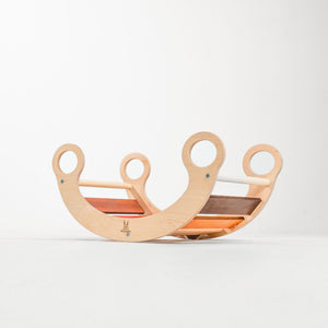 Climbing Arch by Bunny Hopkins, handcrafted wooden activity toy product and lifestyle photo 25
