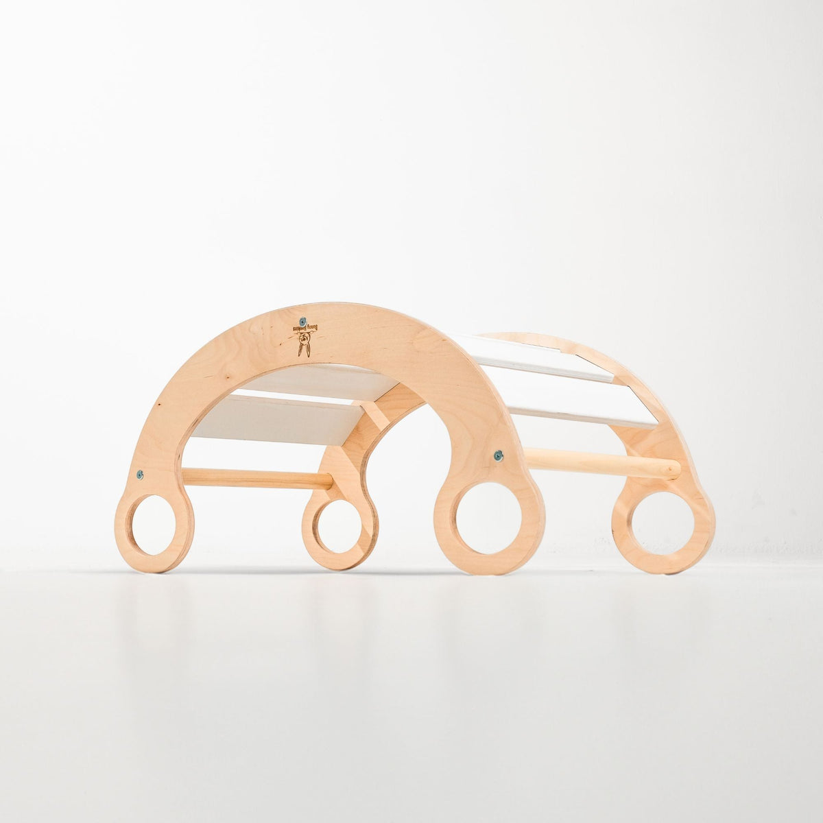 Climbing Arch by Bunny Hopkins, handcrafted wooden activity toy product and lifestyle photo 29