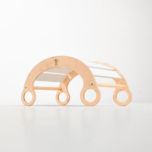 Climbing Arch by Bunny Hopkins, handcrafted wooden activity toy product and lifestyle photo 29