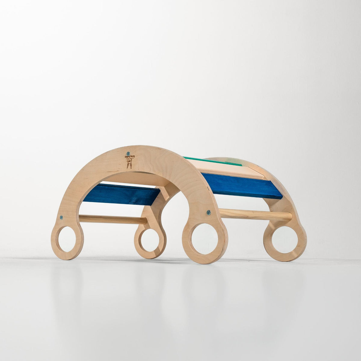 Climbing Arch by Bunny Hopkins, handcrafted wooden activity toy product and lifestyle photo 31
