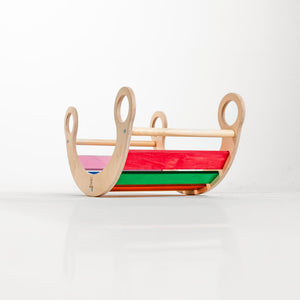 Climbing Arch by Bunny Hopkins, handcrafted wooden activity toy product and lifestyle photo 21