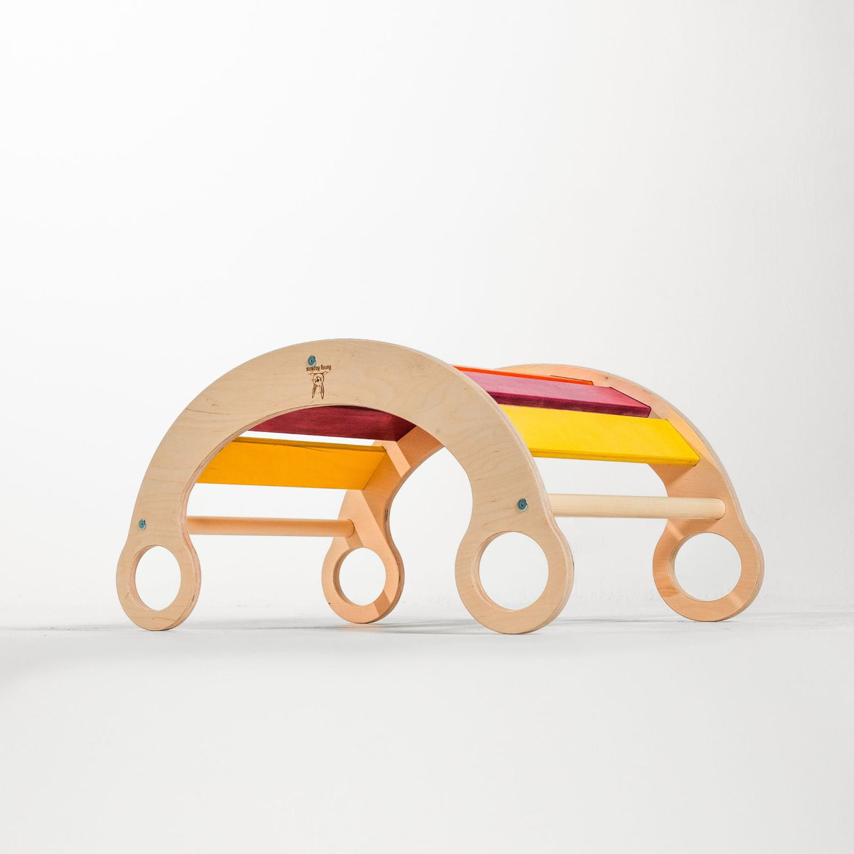 Climbing Arch by Bunny Hopkins, handcrafted wooden activity toy product and lifestyle photo 27