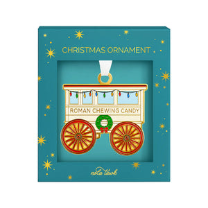 Roman Candy Cart Enamel Ornament Nola Tawk
