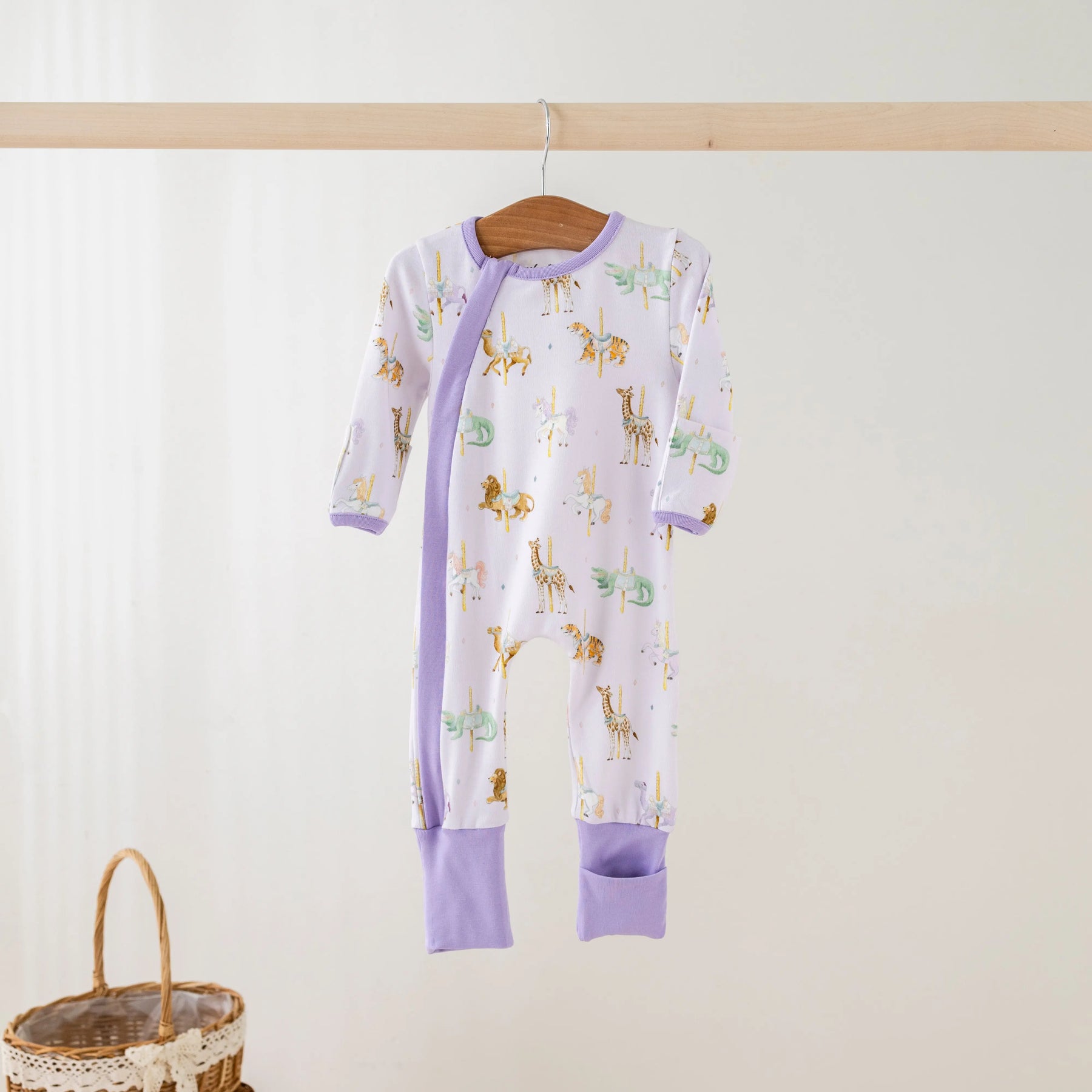 Round & Round We Go Organic Cotton Pajamas by Nola Tawk, Southern food gift detail photo 2